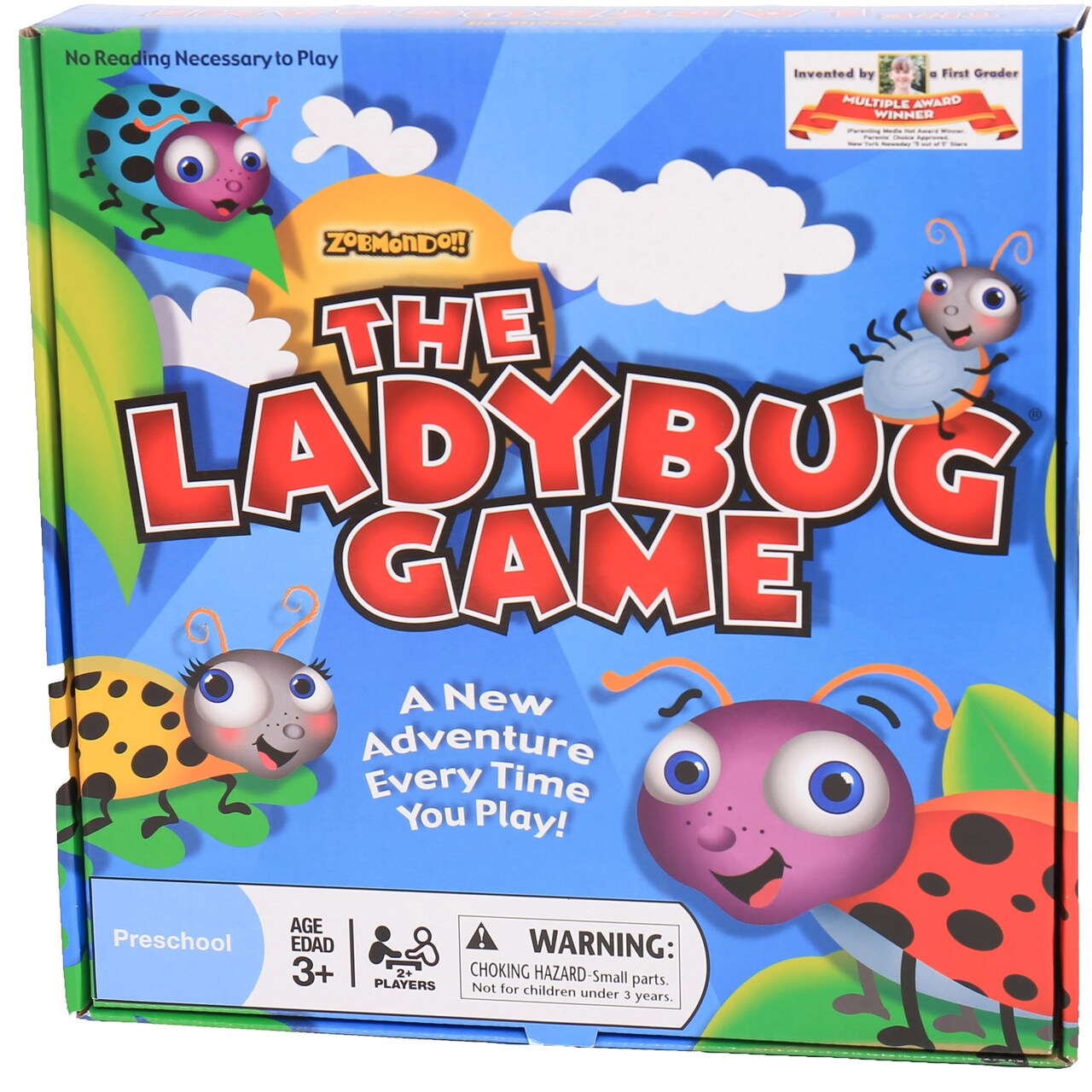 The Ladybug Game by Zobmondo!! Great first board game for girls and boys, award-winning educational game, for ages 3 and up
